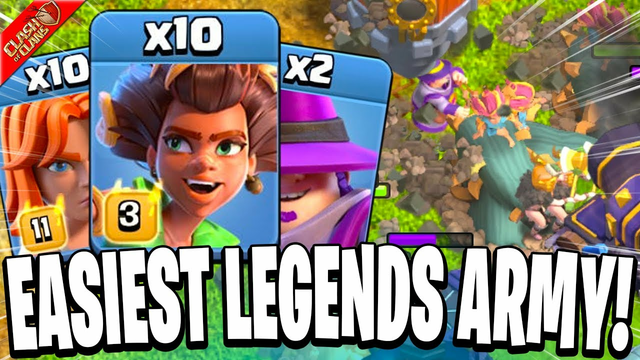 This is the Easiest Legends League Army in Clash of Clans!