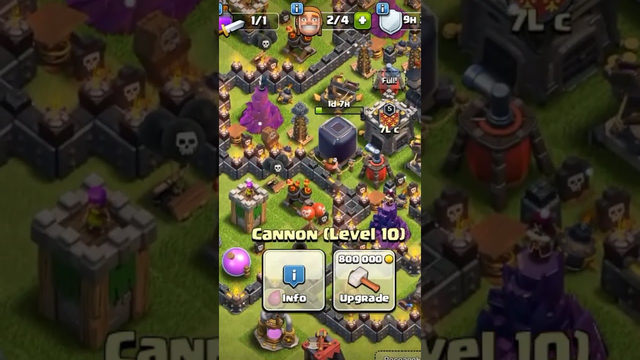 clash of clans my level 9 clan #gaming #clashofclans #gameplay