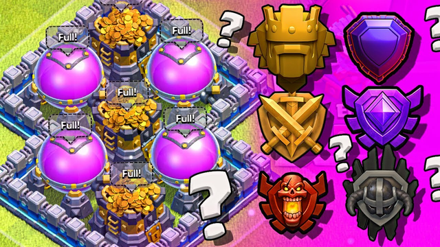 THE BEST league TO FARM in CLASH of CLANS!? I THINK I FOUND IT!