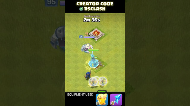 Insane Result of Frozen Arrow in Clash of Clans || #shorts #clashofclans #coc