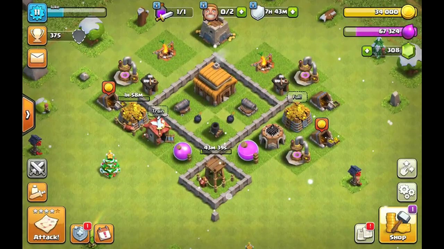 episode 2 playing clash of clans on my town hall 3 account