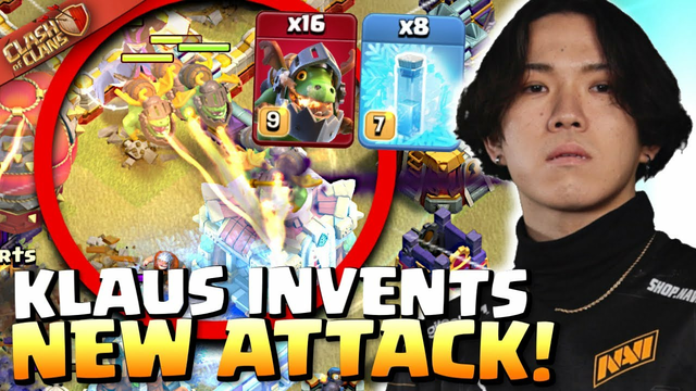 Klaus RISKS WAR with INSANE NEW ATTACK in Tournament SEMIFINALS! Clash of Clans