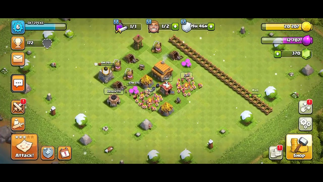 Day 2 in clash of clans