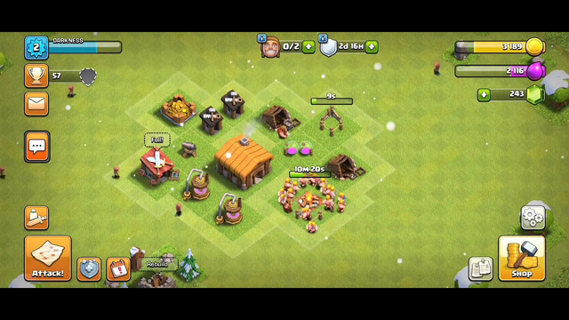 CLASH OF CLANS GAME TOWN HALL 1-3