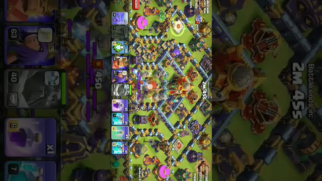 super wizard with BLIMP,# viral video,#clash of clans