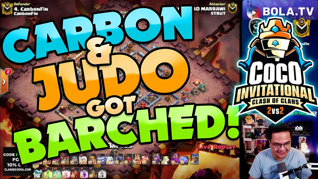 Carbon & Judosloth got BArched! Coco Invitational - Clash of Clans [Tagalog]
