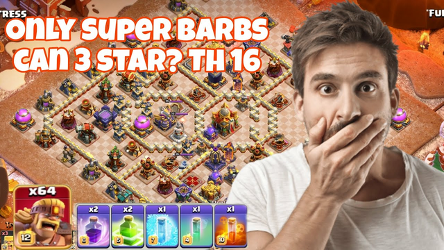 Super barbs is enough? | Townhall 16 | Clash of clans | 2024 | @FTG008