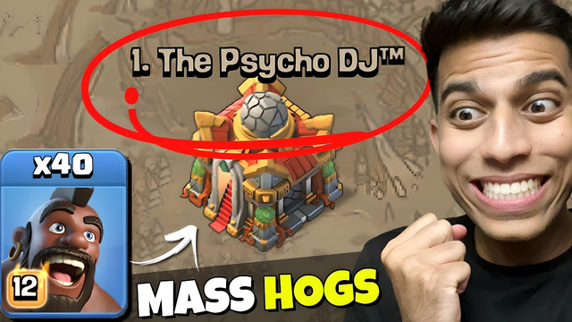 only HOGS are enough for PRO TH16's (Clash of Clans)