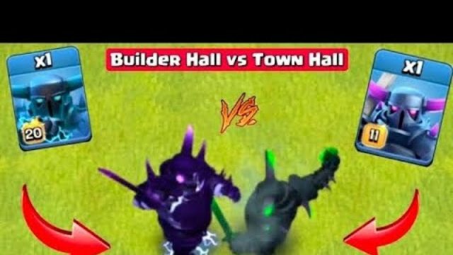 Builder Hall Troops vs Town hall Troops - Clash Of Clans
