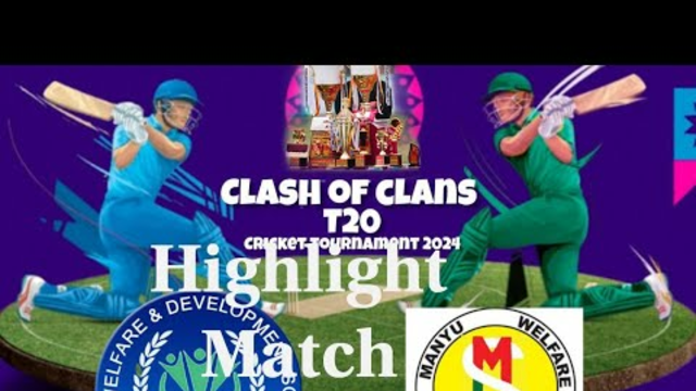 Clash of clans, T20 Cricket Highlight Match, Final Pul Welfare Society & Manyu Welfare Society.