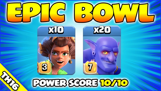 10 x Root Riders + 20 x Bowlers = UNSTOPPABLE!!! TH16 Attack Strategy (Clash of Clans)