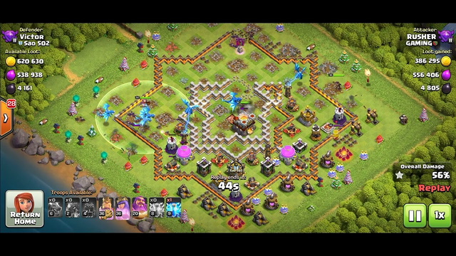 CLASH OF CLANS TH 11 SUCCESSFUL ATTACK MILLION LOOTS