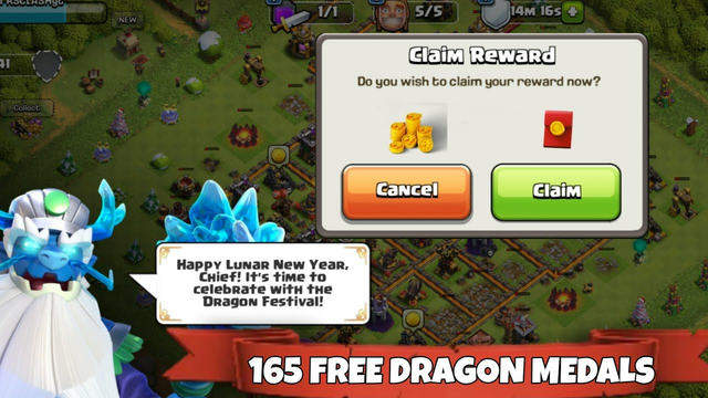 Free Dragon Medals From Supercell Claim It Now! | (Clash of Clans)