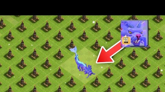 Level 1 Air Defense Base vs All Max Troops - Clash of Clans