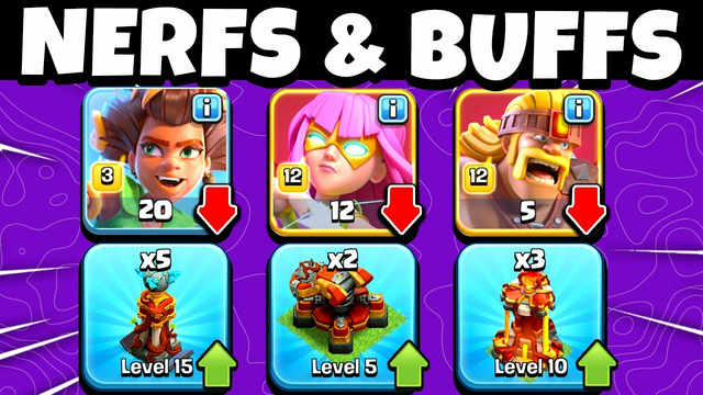 NEW Chat Design, Building Levels AND NERFS! (Clash of Clans)