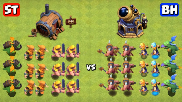 TH16 Super Troops vs. BH10 Troops | Clash of Clans