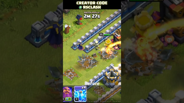 Pro Witch Tips and Tricks in Clash of Clans || #shorts #clashofclans #coc