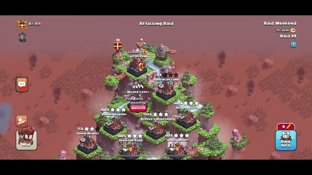 USING SUPER MINERS IN RAID WEEKEND BEFORE NERF - CLASH OF CLANS