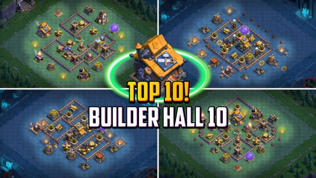 TOP 10! Builder Hall 10 (BH10) Base Layout + Copy Link 2024 | Clash of Clans