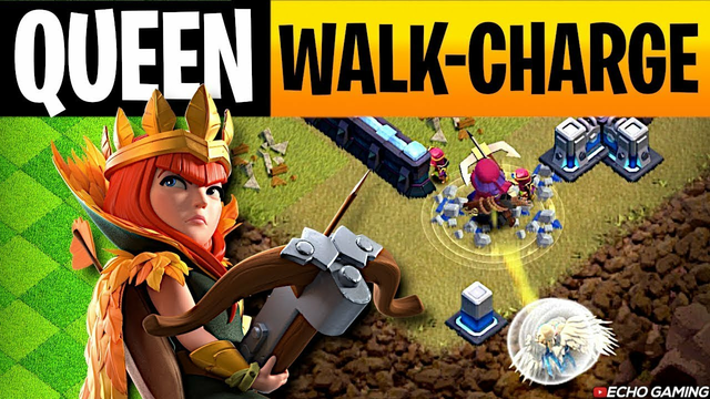 Clash of Clans - TH16 Queen Charge Lava Loon