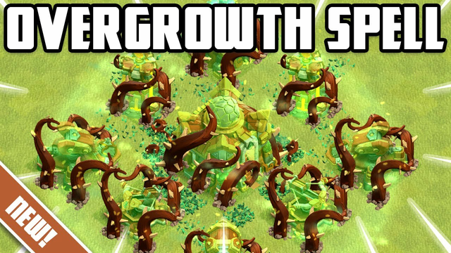 Top 5 ways to use NEW OVERGROWTH SPELL (Clash of Clans)