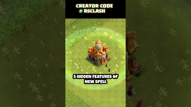 Top 5 Hidden Features of Overgrowth Spell in Clash of Clans || #shorts #clashofclans #coc