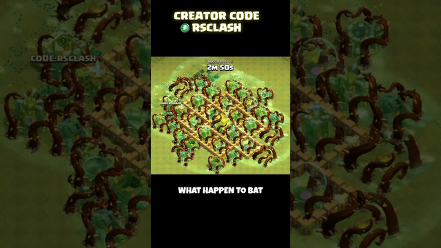 What if we Covered Base With Overgrowth Spell! #shorts (Clash of Clans)