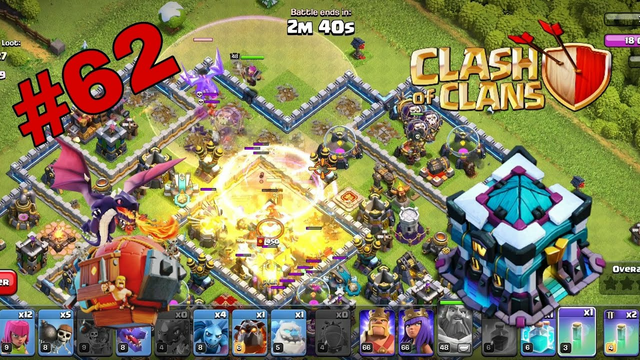 62/365 Attack ( TH13 Blimp Attack ) ( Clash of Clans ) #clashersmit007 #clashofclans #supercell