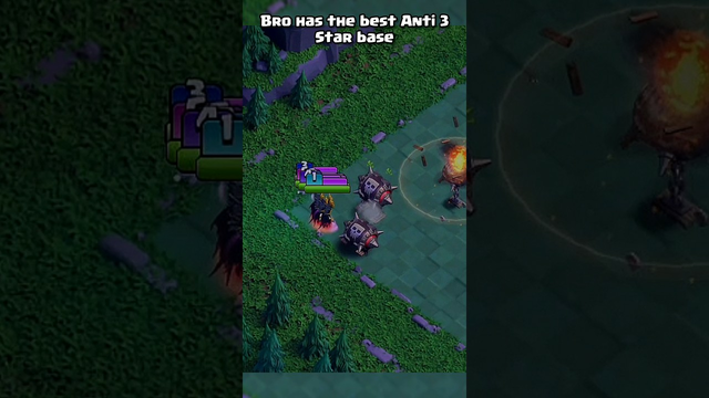 Bro has the best anti-3-star base ll Clash of clans ll #clashofclans #coc