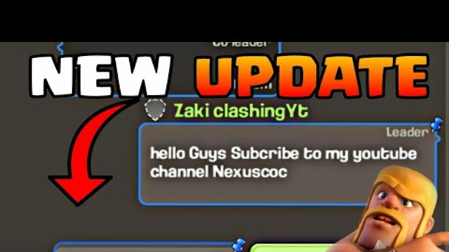 NEW CLAN CHAT OPTION IN CLASH OF CLANS