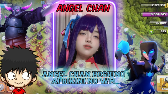 ANGEL CHAN HOSHINO AI BIKINI || GAMEPLAY CLASH OF CLANS