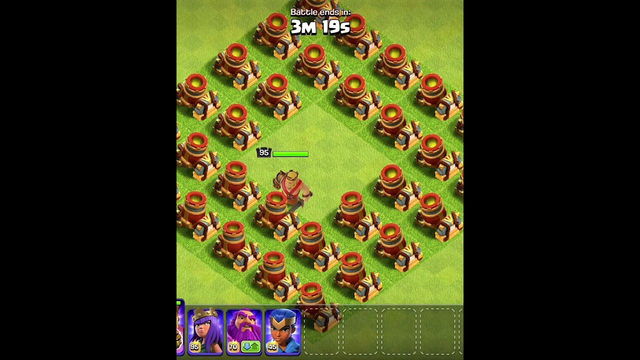 MAX MORTARS VS ALL MAX HEROES IN CLASH OF CLANS. #clashofclans #coc #shorts