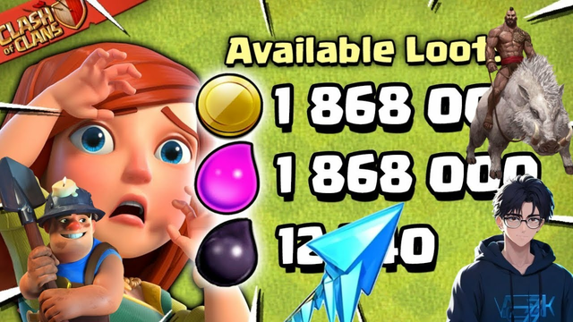 Most Loot In Clash Of Clans!! Hybrid ARMY||