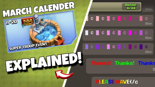 New March 2024 Update Explained! coc Multi Colour in clan chat