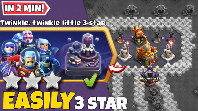 Easily 3 Star Twinkle Twinkle Little 3 star Challenge in clash of clans | coc new event attack