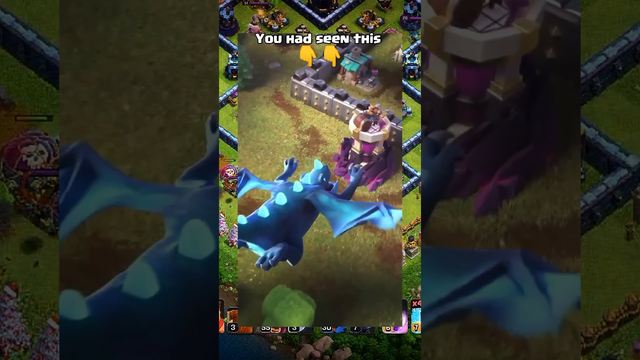 Electro dragon vs Air Sweeper clash of clans #clashofclans #coc #games