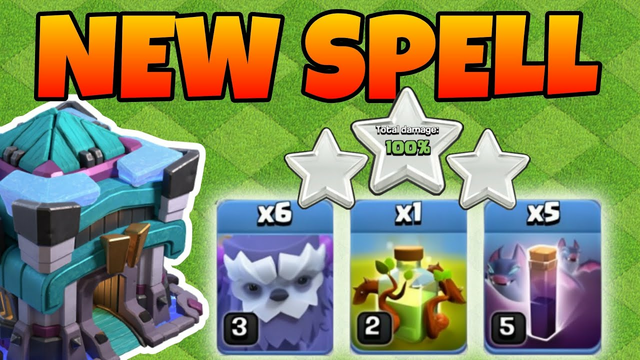 TH13 Attack Strategy with NEW SPELL (Overgrowth Spell) | Clash of Clans (2024)