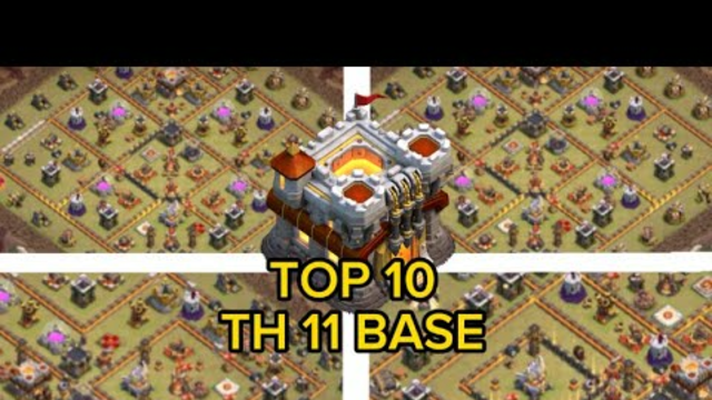 TOP 10 BEST TOWN HALL 11 (TH 11) BASES | With Base Links | Clash Of Clans