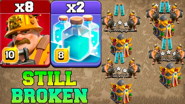 Th16 Super Miner Attack Strategy !! Best Town Hall 16 Attack Strategy For 3 Stars - Clash Of Clans