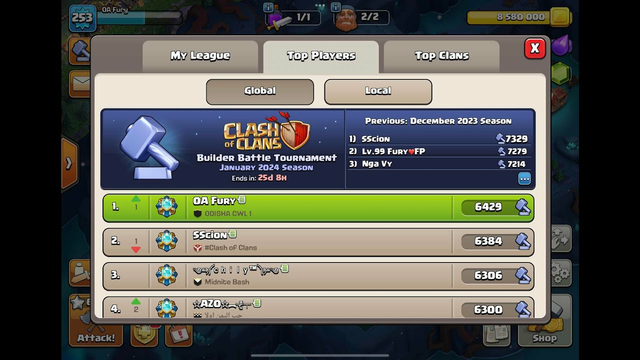 Pushing for # 1 in the world ! Clash of Clans Builder Base 2.0