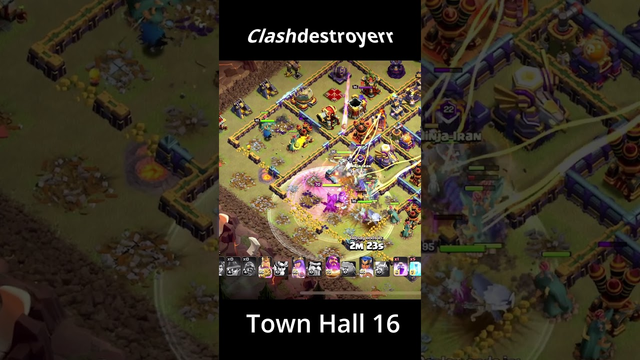 Clash of Clans I easy 3 star I Town Hall 16 I   #shorts  #clashofclans #coc #supercell #th16warbase
