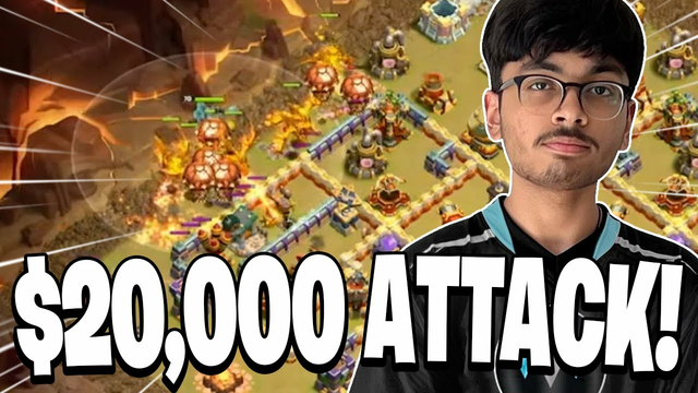 This 77 Second Attack Won Them $20,000! - Clash of Clans