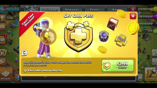 How To Buy Gold Pass in Clash Of Clans for FREE 2024