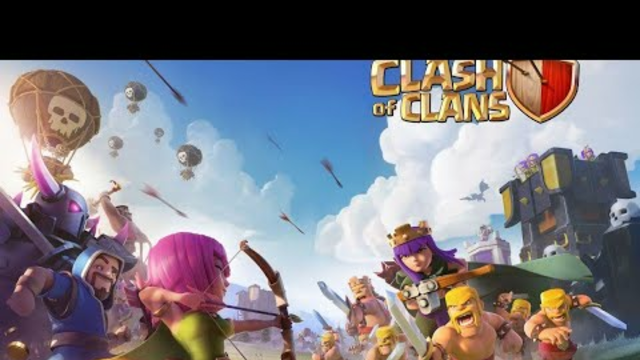 first time i play clash of clans in my second channel.clash of clans. PikachuGamer556