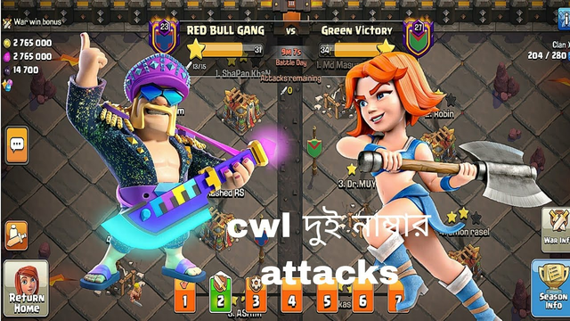 cwl clash of clans war attack th16