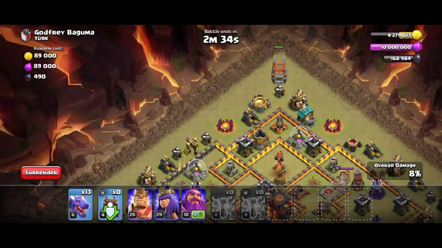 Clash of clans Attack Town Hall 10