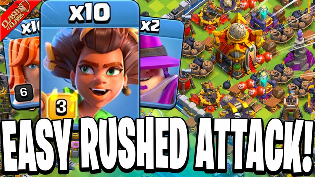 This is the Easiest Attack for Rushed Accounts! - Clash of Clans