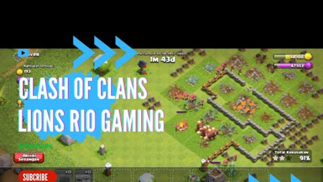 kombinasi giant+archer !! clash of clans !! episode 3 #gameplay