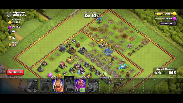 oh no clash of clans 2 star 91 persent