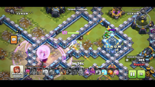 Queen Charge Lalo Attack | Clash Of Clans